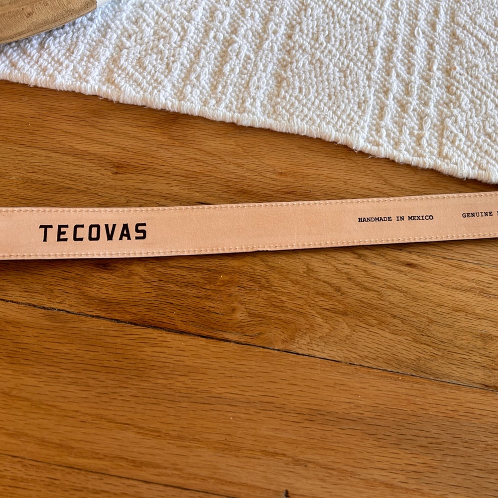 NWT Tecovas Men’s Brown Leather Belt Sz38